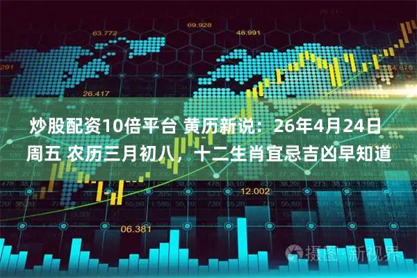 炒股配资10倍平台 黄历新说：26年4月24日 周五 农历三月初八，十二生肖宜忌吉凶早知道